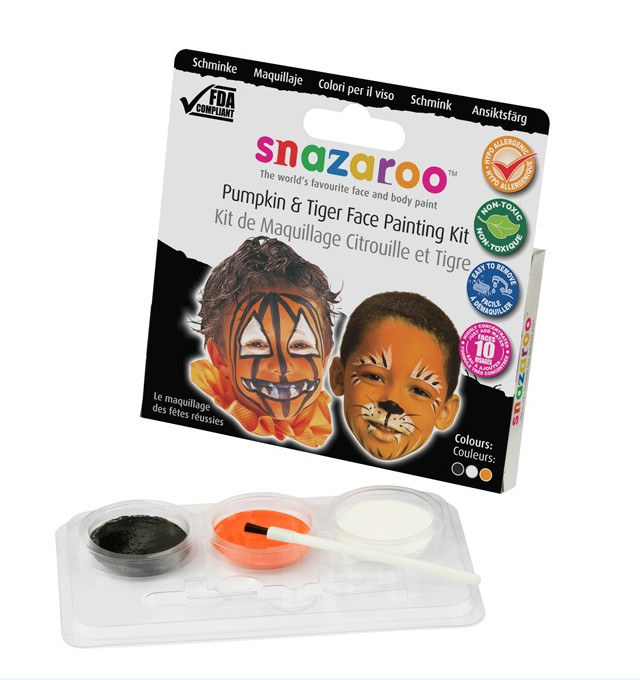 snazaroo pumpkin face