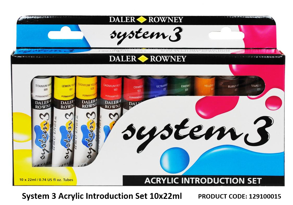 Daler Rowney System 3 Acrylic Ink Introduction Set -  Sweden