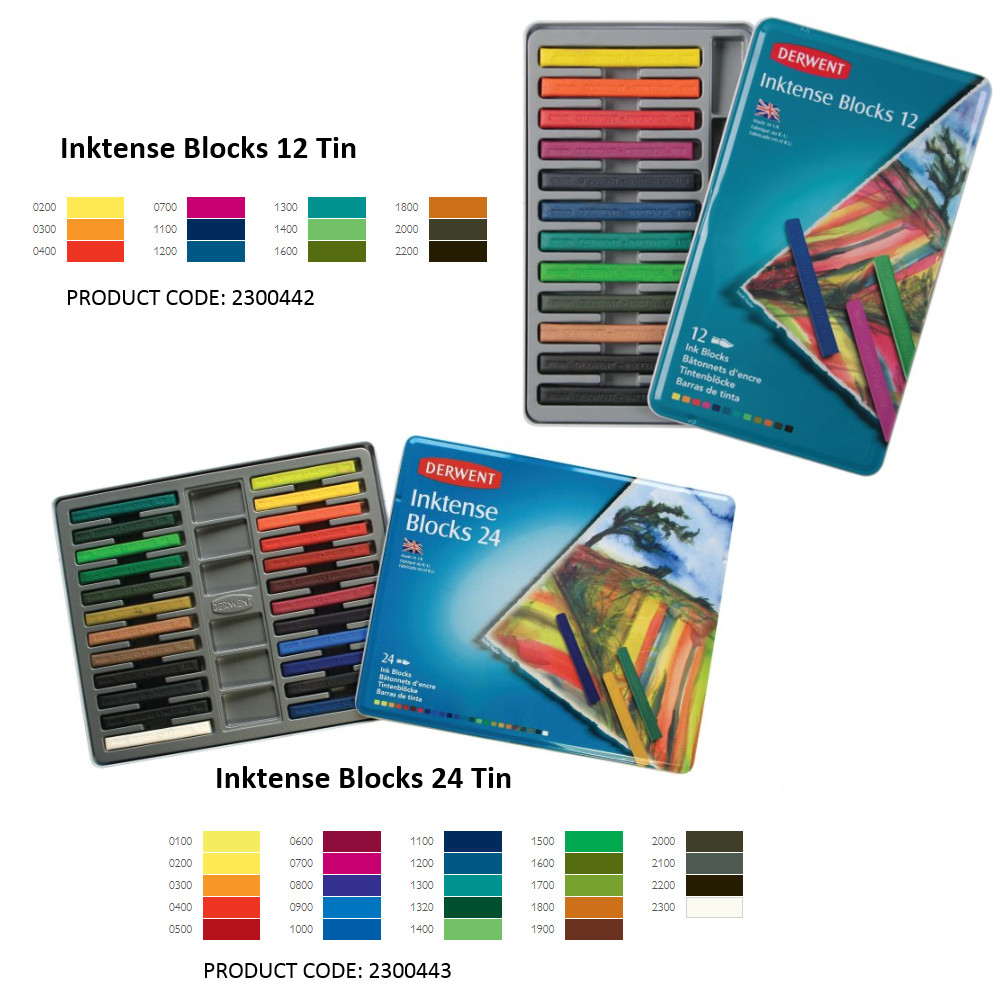 Inktense Blocks 72 Tin Derwent