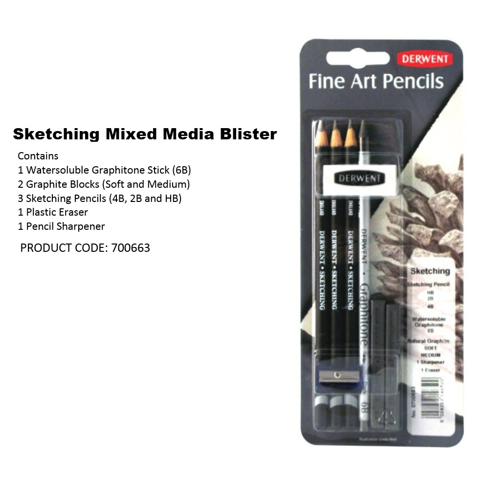 Derwent Natural Graphite Stick - Soft